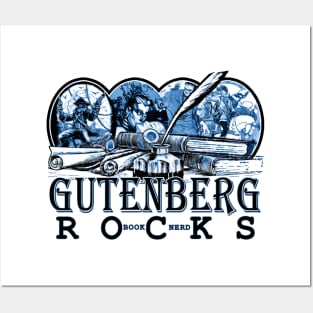 The Ultimate Book Nerd Tee - Gutenberg Rocks Posters and Art